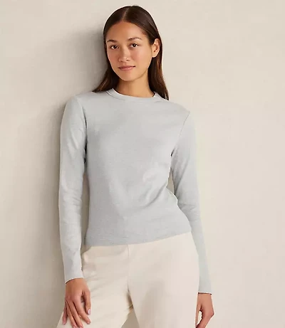 Haven Well Within Botanical-Dyed Organic Cotton Long Sleeve Tee