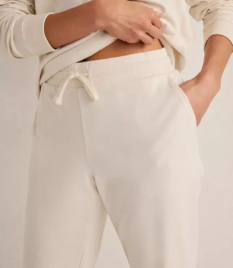 Haven Well Within Botanical-Dyed Organic Cotton Interlock Joggers