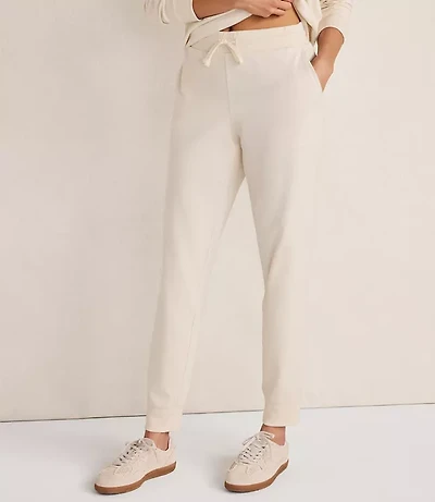 Haven Well Within Botanical-Dyed Organic Cotton Interlock Joggers