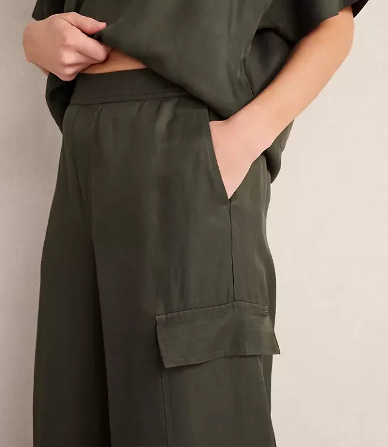 Haven Well Within Viscose Linen Palazzo Pants