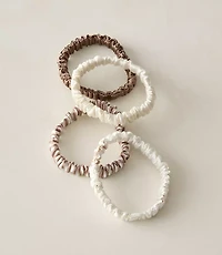 Haven Well Within Washable Silk Hair Ties - Pinstripe