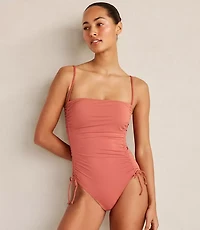 Haven Well Within Cinched Square Neck One-Piece