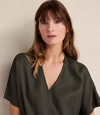 Haven Well Within Viscose Linen V-Neck Top