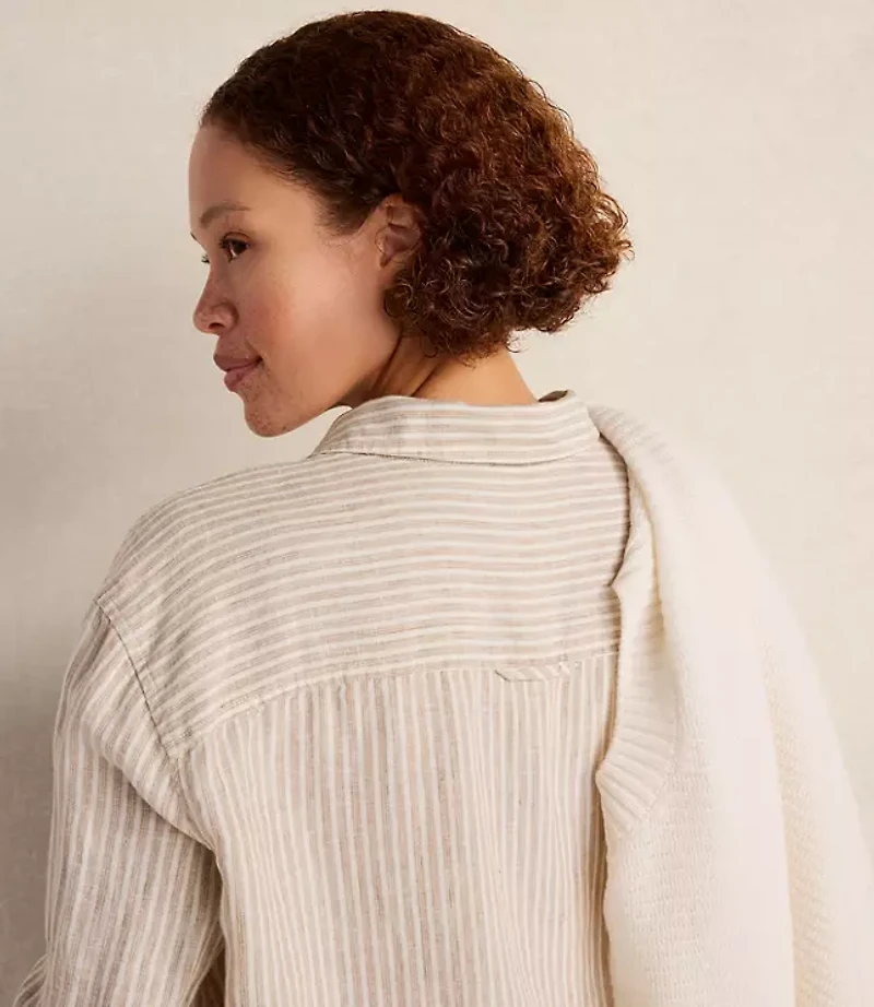 Haven Well Within The Daily Shirt Everweave Linen Stripe