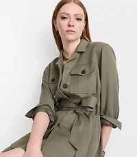 Petite LOFT Versa Pure Spun Safari Jacket