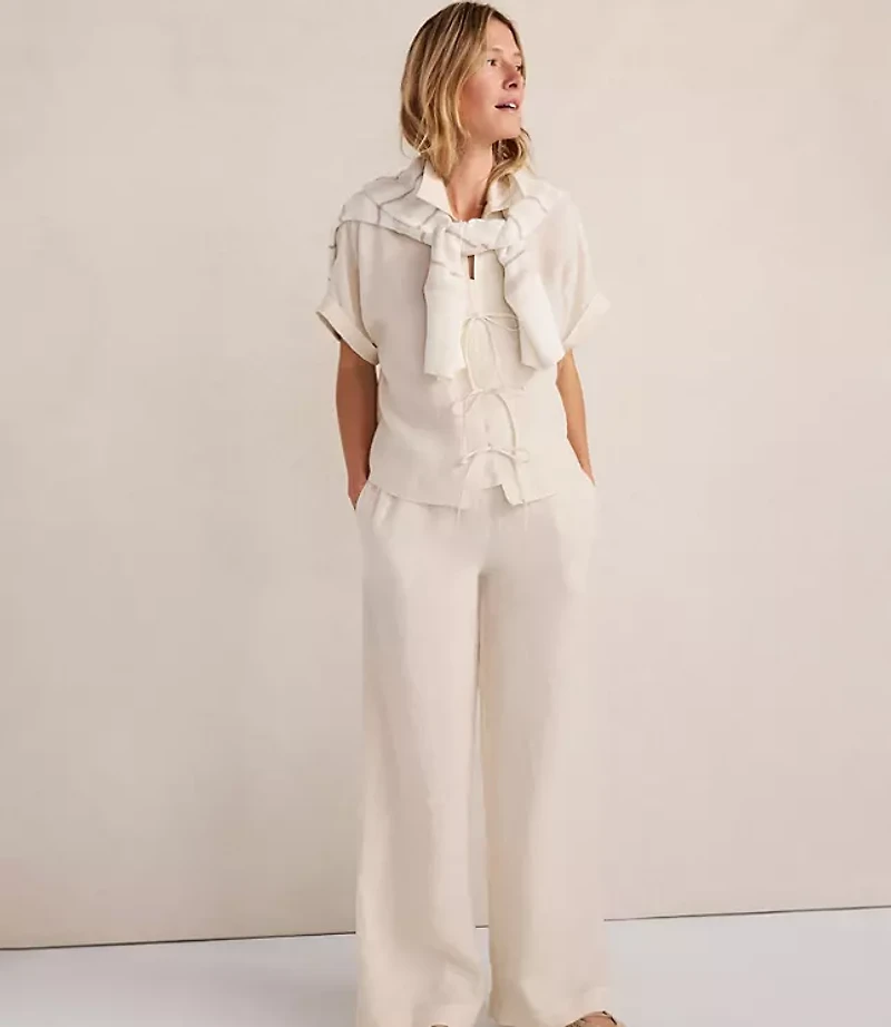 Haven Well Within Linen Wide Leg Pants