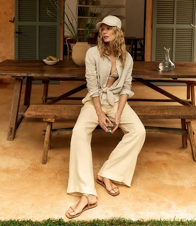 Haven Well Within Linen Wide Leg Pants