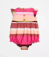 Mon Coeur Linen Stripe Romper