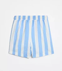 Mon Coeur UPF 50+ Recycled Fishing Net Blue Cabana Swim Trunk