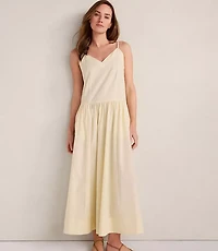 Haven Well Within Organic Cotton Poplin Strappy Maxi Dress