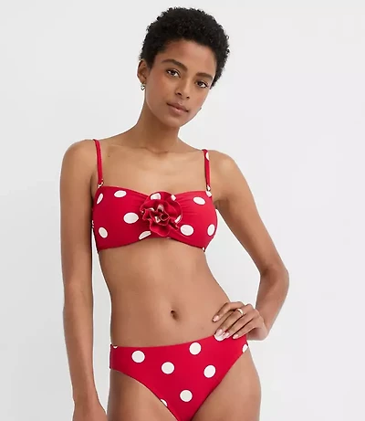 LOFT Beach Polka Dot Bikini Bottom
