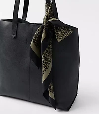 LOFT Versa Leafed Silk Square Scarf