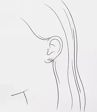 Pearlized Stud Earrings