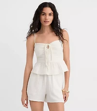 Petite LOFT Beach Triple Cloth Shorts