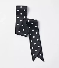 Dotted Skinny Scarf