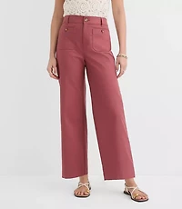 Petite Palmer Wide Leg Crop Pants