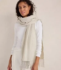 Haven Well Within Cashmere Herringbone Woven Scarf