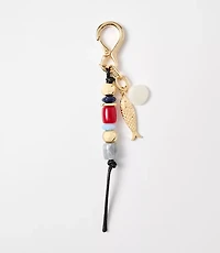 Fish Beaded Bag Charm