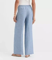Petite Sawyer Pull On Pants Linen