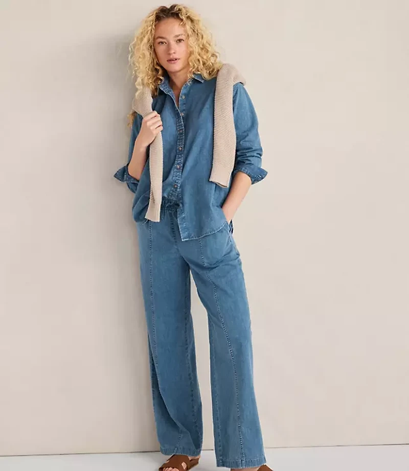 Haven Well Within The Daily Shirt Organic Cotton Denim