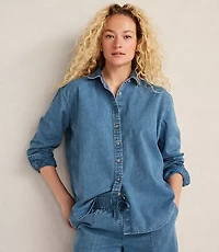 Haven Well Within The Daily Shirt Organic Cotton Denim