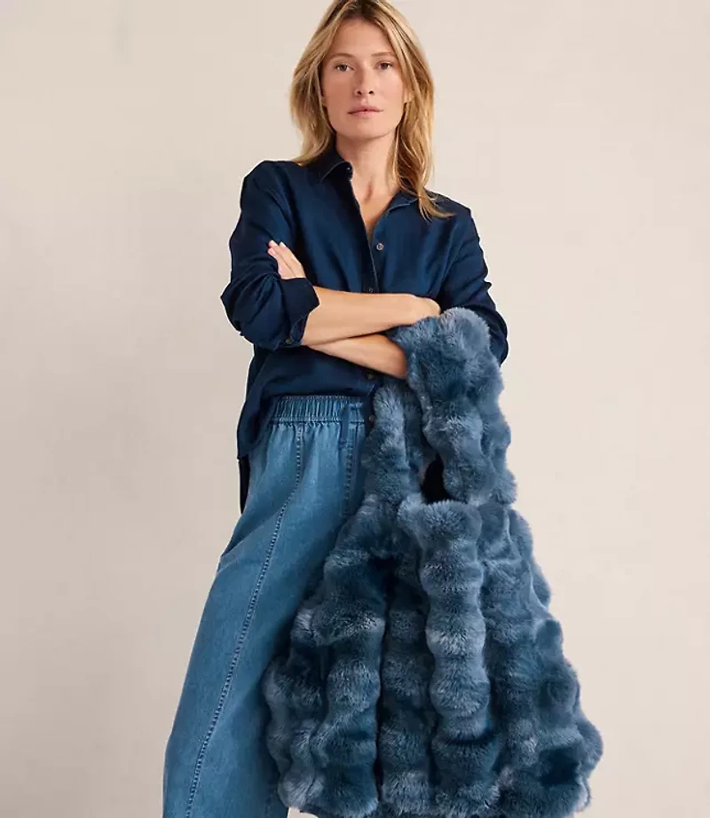 Haven Well Within Faux Fur Blanket and Tote