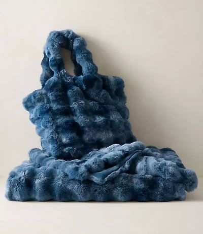 Haven Well Within Faux Fur Blanket and Tote