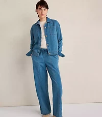 Haven Well Within Organic Cotton Denim Boxy Jacket