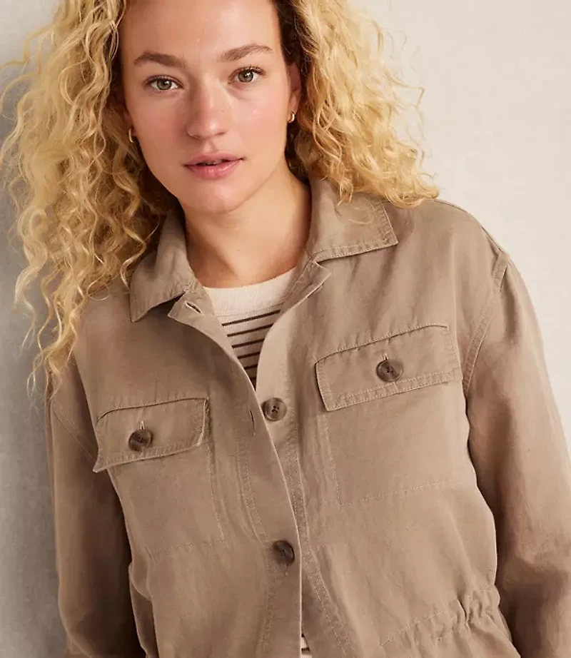 Haven Well Within Linen Blend Dobby Jacket