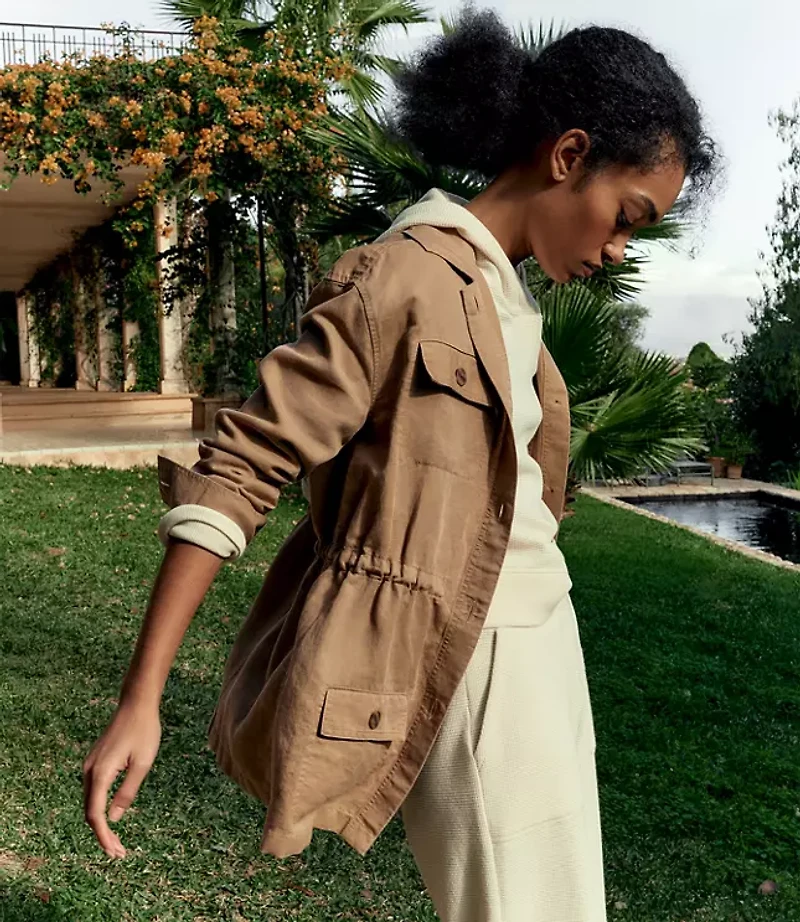 Haven Well Within Linen Blend Dobby Jacket