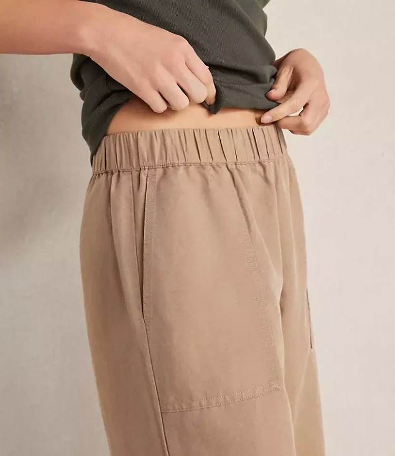 Haven Well Within Linen Blend Dobby Wide Leg Pants