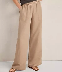 Haven Well Within Linen Blend Dobby Wide Leg Pants