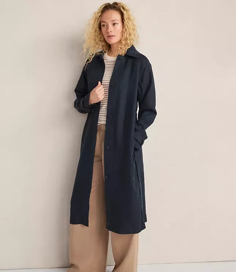 Haven Well Within Linen Blend Dobby Trench Coat