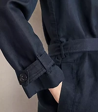 Haven Well Within Linen Blend Dobby Trench Coat