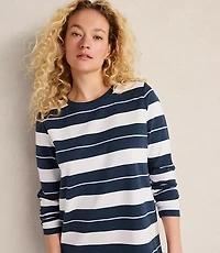 Haven Well Within Organic Cotton Interlock Stripe Midi Dress