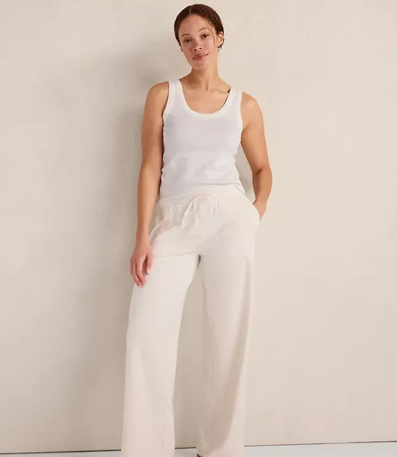 Haven Well Within Organic Cotton Delicate Stripe Scoop Neck Tank