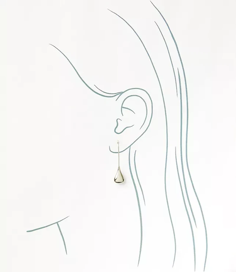 Pull Through Drop Earrings