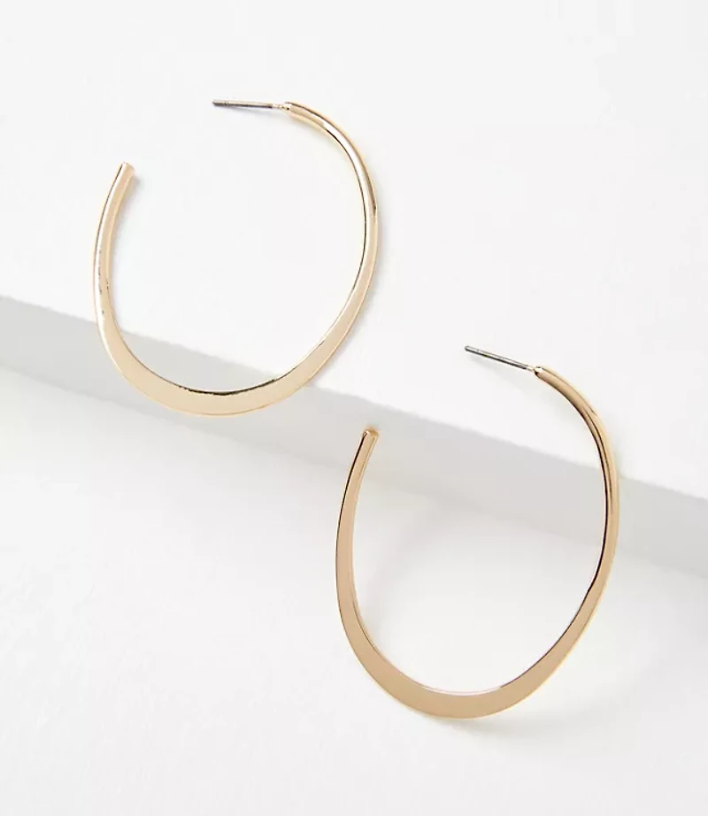 Sculpted Hoop Earrings