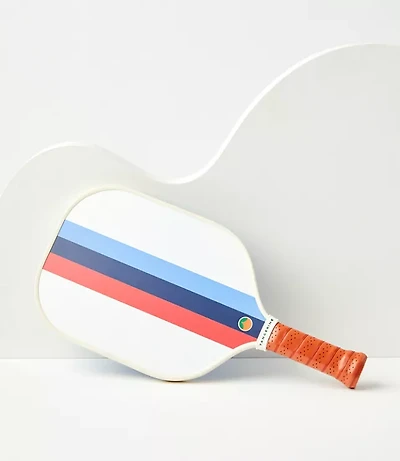 Tangerine Striped Pickleball Paddle