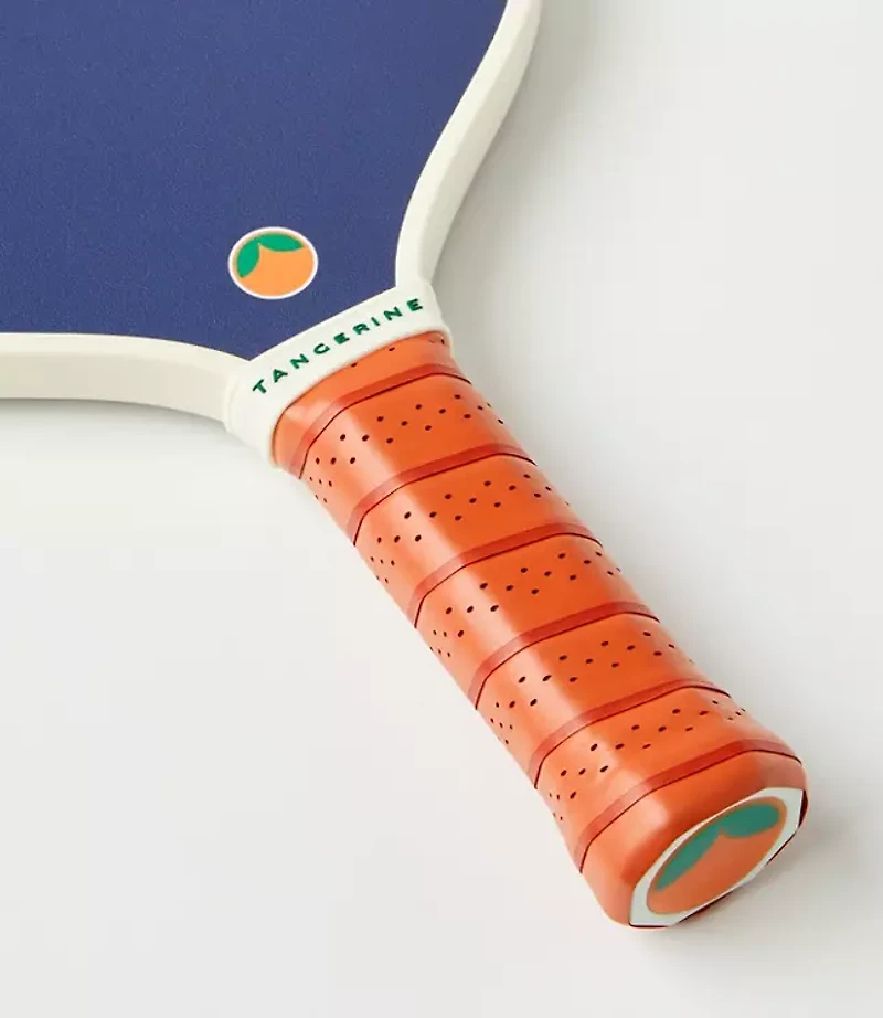Tangerine Gingham Pickleball Paddle