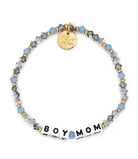 Little Words Project Boy Mom Stretch Bracelet