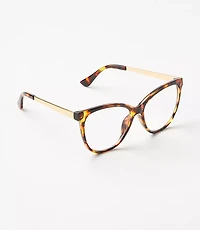 Tortoiseshell Print Modern Reading Glasses