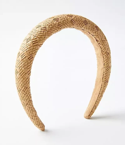 Raffia Puff Headband