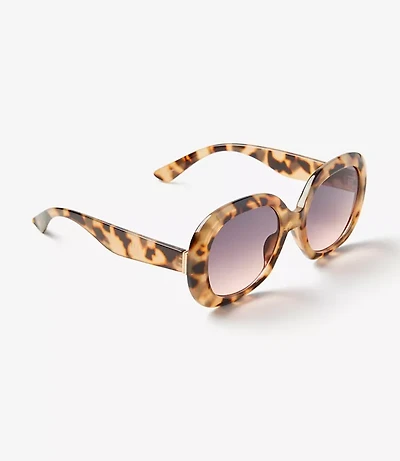 Oversized Round Sunglasses