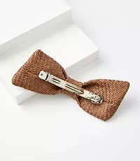 Raffia Bow Barrette