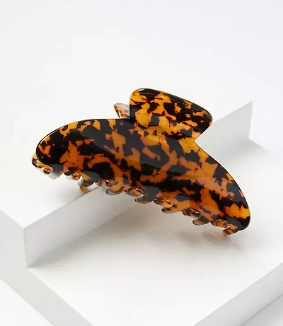 Tortoiseshell Print Claw Hair Clip