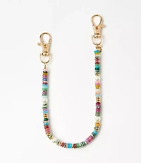 Pearlized Beaded Bag Charm