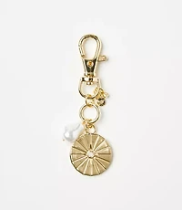 Pearlized Disc Bag Charm