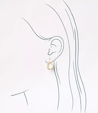 Mother Of Pearl Teardrop Earrings