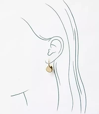 Mini Dot Pull Through Earrings